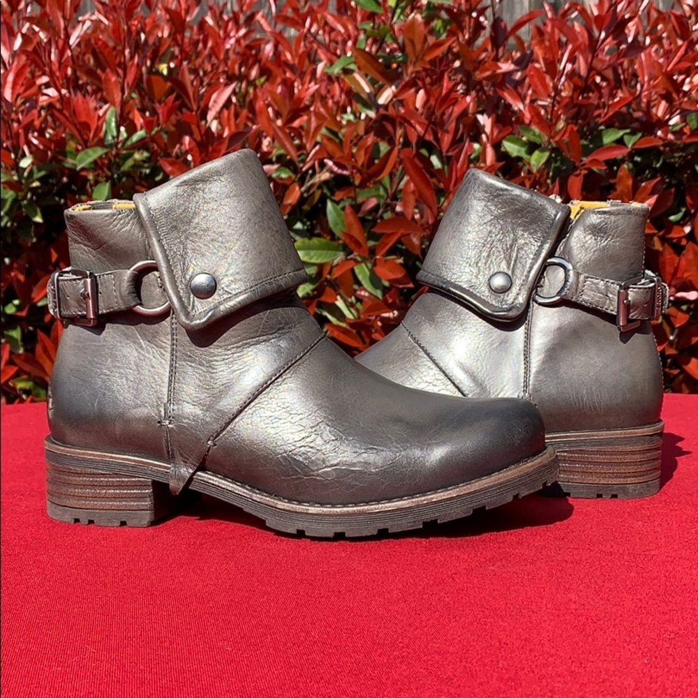 Jafa 492 Graphite Cuffed Ankle Boots Size 38 - Picture 8 of 10